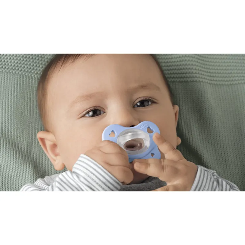 CHICCO Dudlík PhysioForma® Dual Soft modrý 0-2m, 1 ks