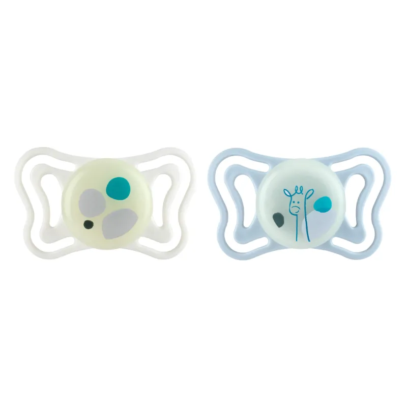 CHICCO Dudlíky Physioforma Light silikonové ortodontické neutral 2-6m, 2 ks