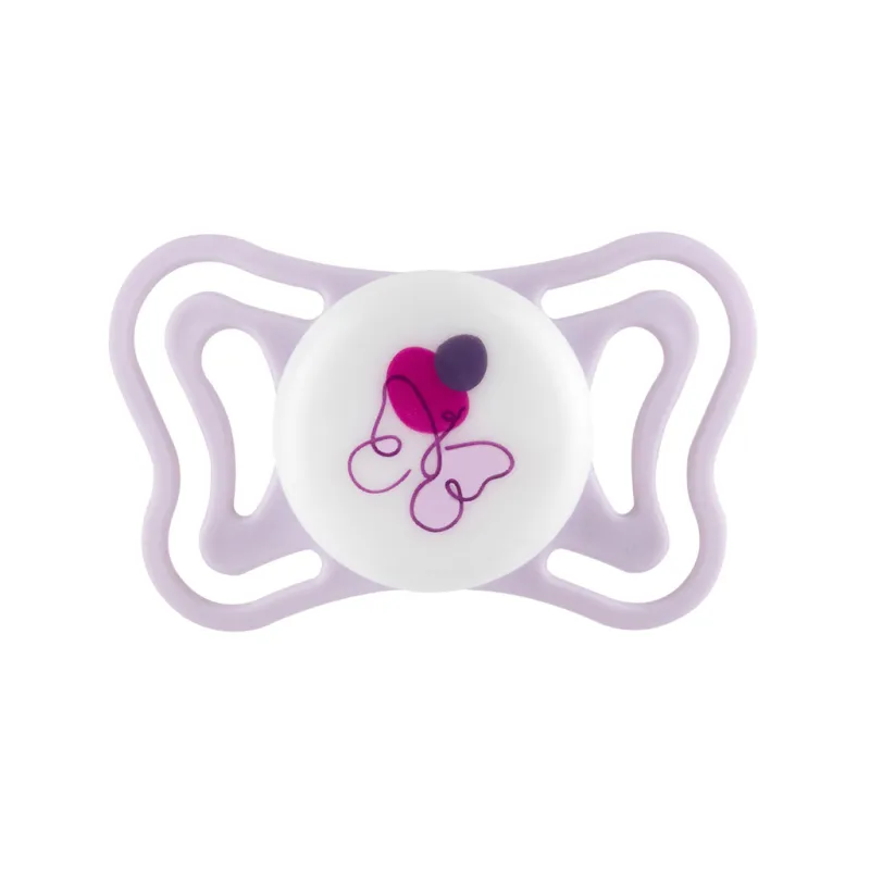 CHICCO Dudlíky Physioforma Light silikonové ortodontické růžové 2-6m, 2 ks
