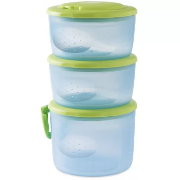 Chicco Zásobníky na jídlo, 3ks