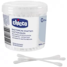 CHICCO Tyčinky vatové 100% bavlna 160 ks