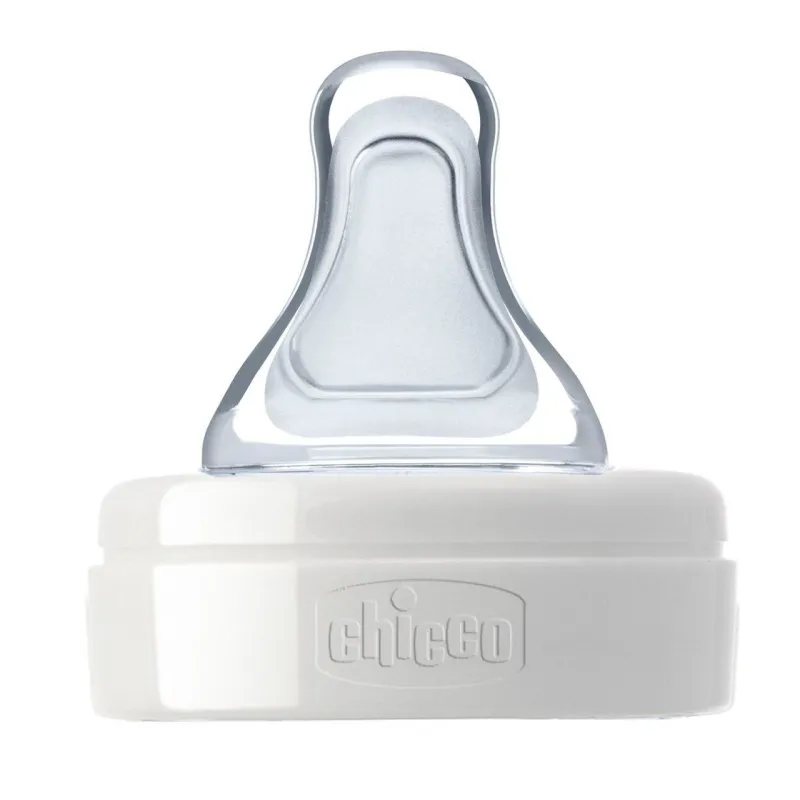 Chicco Dudlík na láhev Perfect 5/Well-Being fyziologický pomalý průtok 2 ks, 6 m +