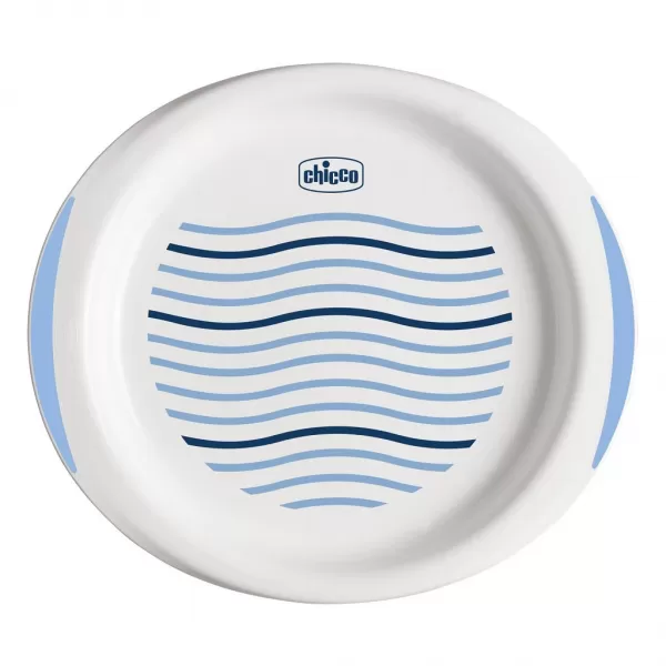 Chicco Set jídelní - talíře, příbory, sklenka, 12m+