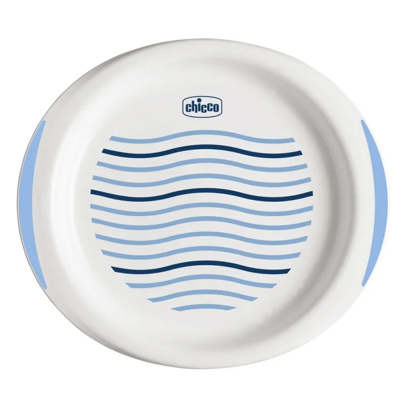 Chicco Set jídelní - talíře, příbory, sklenka, 12m+