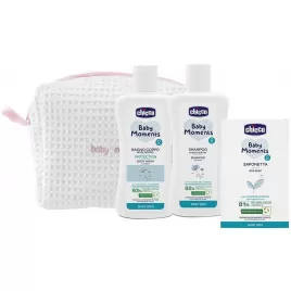 CHICCO Taštička kosmetická na zip - Set Baby Moments